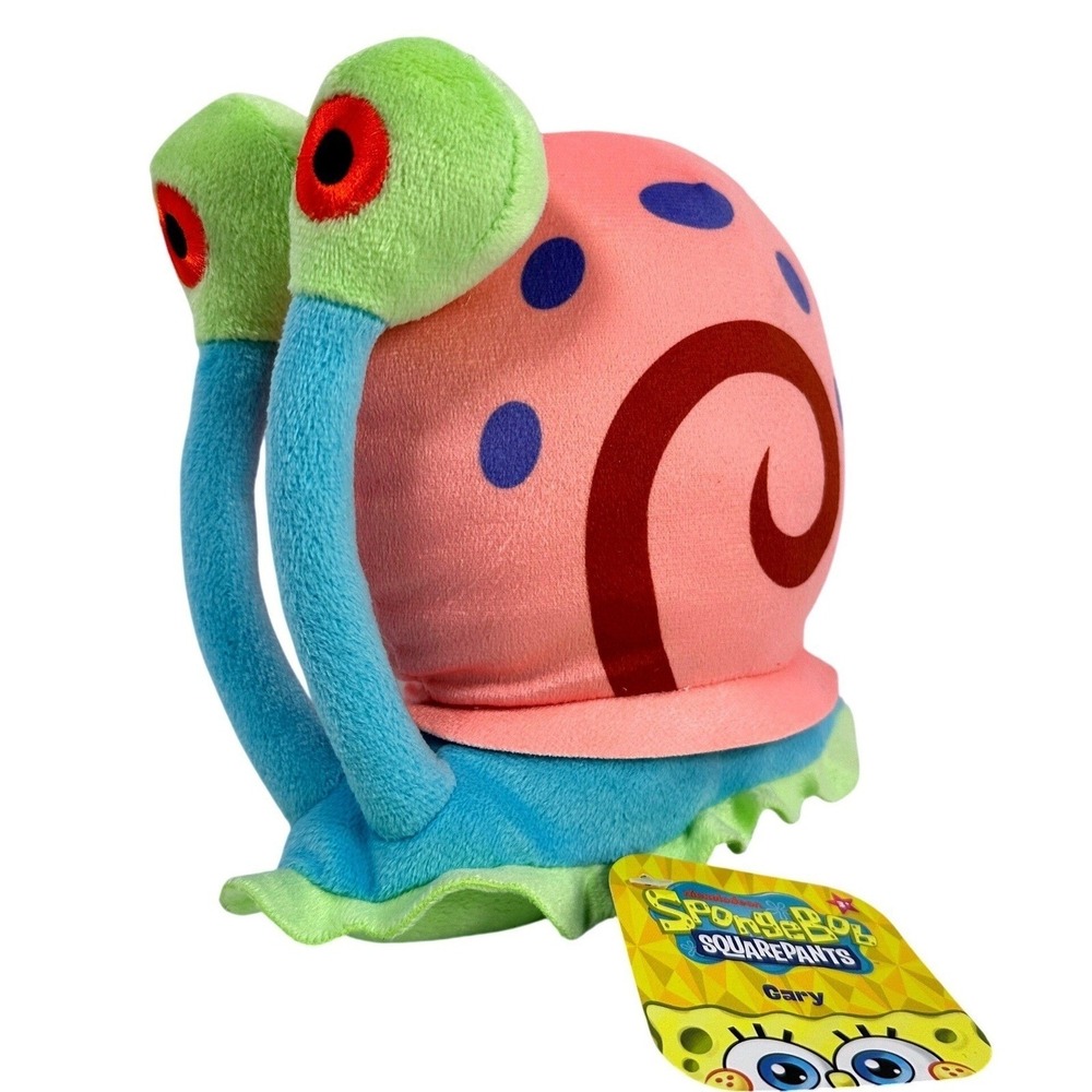 SpongeBob SquarePants Gary the Snail Plush Stuffed Animal Just Play Nickelodeon